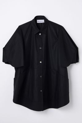 ナゴンスタンス　タイプライター ボタンshirt nagonstans sleeves shirt（470JS830－1181