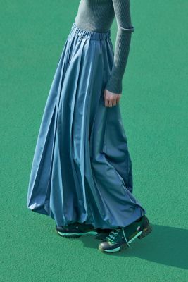 ＜nagonstans (Women)＞ｐｌｅａｔｓ　ｄｅｓｉｇｎ　ｂａｌｌｏｏｎ　ｓｋｉｒｔ（４７０ＪＳ８３１－０４４１）