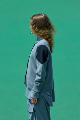 shoulder patch cardigan（470JS870