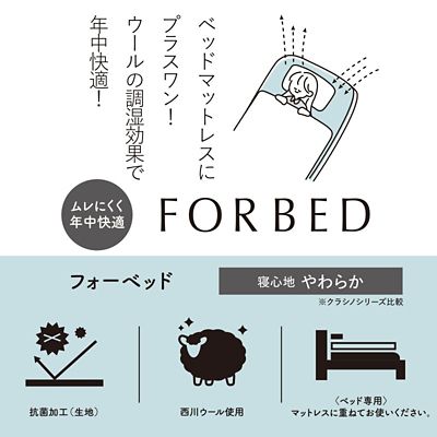 西川クラシノ敷ふとん　ＦＯＲ　ＢＥＤ　Ｄ（ＡＤ２２２７６０１３）