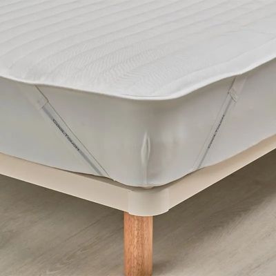 新品 大人気◇西川『PCM麻敷きパッド 』5.5万 生地・中層(麻100%) S 西川 クールタッチ麻PCM敷パッド D（CM25301010