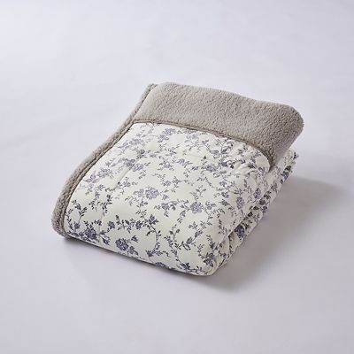 数量限定発売　シャルレ　快眠リバーシブルキルトケット　ソフトブルー 数量限定発売 シャルレ 快眠リバーシブルキルトケット ソフト