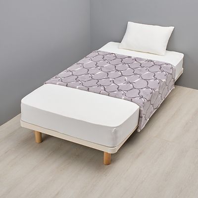 真綿１００%ハーフケット（西川産業株式会社） 西川 ハーフケット 140×100cm ブランケット 猫柄 暖か