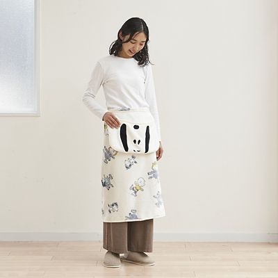 ピーナッツ（スヌーピー） フード付きブランケット