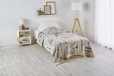 ＜西川＞ピーナッツ（スヌーピー）　タオルケット（ＦＲ０６６００６０１）