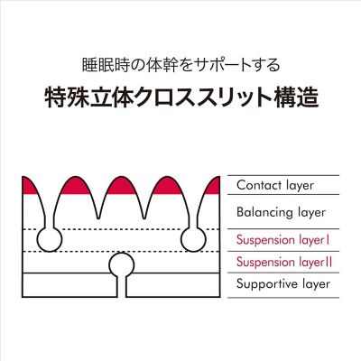 【送料無料】エアーＳＩ　マットレス（プレミアムモデル）　レギュラー　Ｄ（ＨＣ２３１５１６０３）
