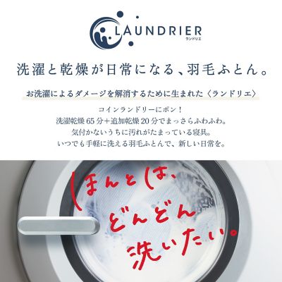 西川 ランドリエ洗える羽毛掛ふとん（KA01302007） | 西川