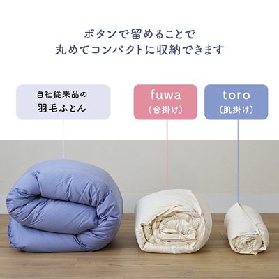 西川 とろふわデュエット羽毛掛ふとん（KA05301003） | 西川