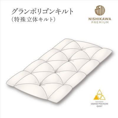 〈東京西川プレミアム〉羽毛掛ふとん　シングルロング（ＫＡ０７２０７０１５）