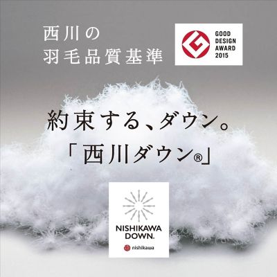 〈東京西川プレミアム〉羽毛掛ふとん　シングルロング（ＫＡ０７２０７０１５）