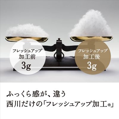 〈東京西川プレミアム〉羽毛掛ふとん　シングルロング（ＫＡ０７２０７０１５）