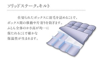 〈東京西川プレミアム〉羽毛合掛ふとん　シングルロング（ＫＡ０７６０５０２２）