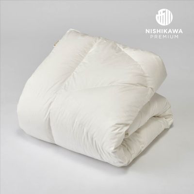 西川プレミアム〉 羽毛掛ふとん ダブルロング（KA27229014