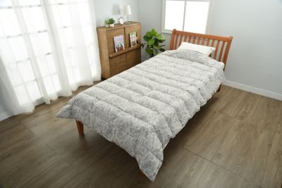 Eママ更に値下げ★未使用品★KENZO羽毛肌掛け布団★ 西川 マザーグース羽毛肌掛ふとん（KE03008012