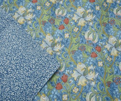 MORRIS Gallery モリスギャラリー　西川　肌掛け布団　布団 西川 ウイリアムモリス 肌掛け布団 シングル 綿100％ キルト