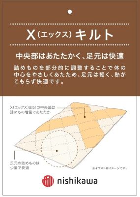 西川Ｘキルト マザーグース羽毛肌掛ふとん（ＫＥ０３１８８１１４） | 西川/ニシカワ | 三越伊勢丹オンラインストア・通販【公式】