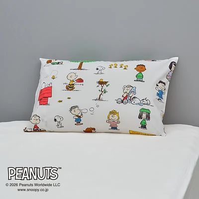 ＜西川＞ピーナッツ（スヌーピー）　ピローケース（ＰＪ０６１７０６７４）