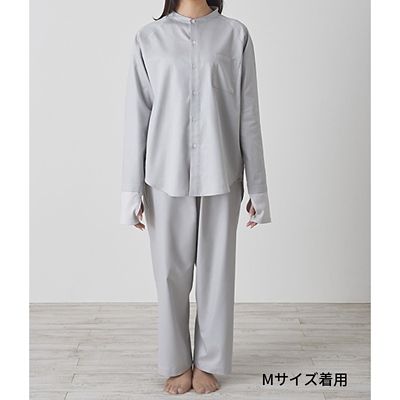ｎｅｗｍｉｎｅ　うるおい成分配合　ナイトウエア　スタンドカラーＭ（ＰＳ１４２４９６４３）
