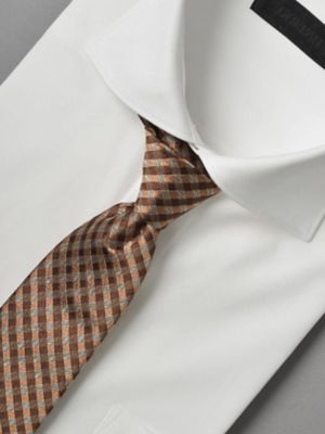 ブラウン ミニチェックネクタイ １６０１４８０１１０ 三越伊勢丹オンラインストア 公式