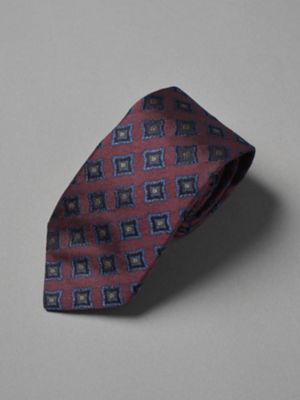 好評 ボルドー ダイヤ柄ネクタイ １６０１４８０１４４ ランキング１位受賞 Ziniosplius Lt