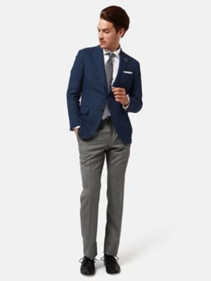 ＜Aquascutum (Men)＞ウールリネンシルクジャケット（２２００２０４７３１）