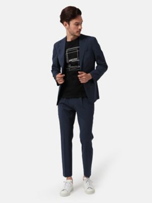 ＜Aquascutum (Men)＞ストレッチハウンドトゥースジャケット（セットアップ対応）（２２００２０７１２０）