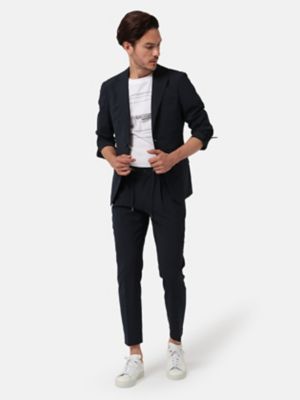 ＜Aquascutum (Men)＞ストレッチプレーンジャケット（セットアップ対応）（２２００２０７１２１）