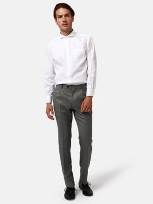 ＜Aquascutum (Men)＞シャドースケールドレスシャツ　（レギュラーモデル）（２２００２２１００４）
