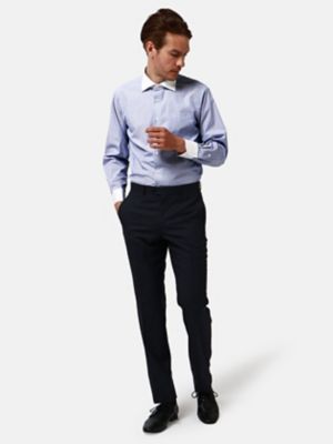 ＜Aquascutum (Men)＞ナローロンドンストライプドレスシャツ（レギュラーモデル）（２２００２２１００５）