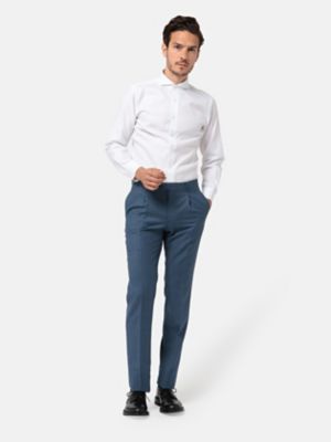＜Aquascutum (Men)＞シャドースケールドレスシャツ　（スリムモデル）（２２００２２１１０４）
