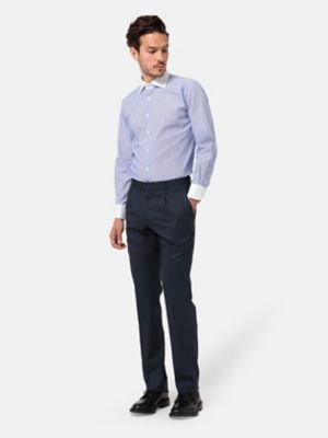 ＜Aquascutum (Men)＞ナローロンドンストライプドレスシャツ（スリムモデル）（２２００２２１１０５）