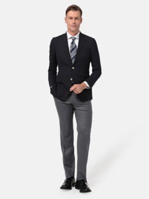 ＜Aquascutum (Men)＞バーズアイ調メッシュドレスパンツ（１タック）（２２００２４３１０３）