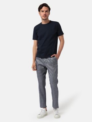 ＜Aquascutum (Men)＞リネンモダールデニム調ストレッチパンツ（２２００２４４１１４）