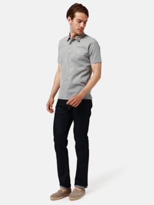 ＜Aquascutum (Men)＞襟クラブチェックポロシャツ（２２００２７２０１４）