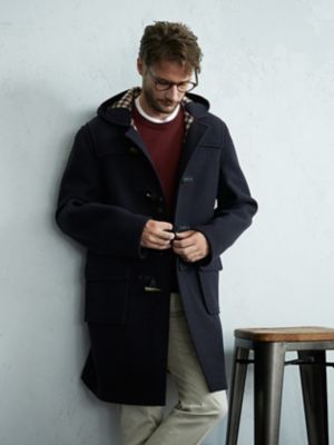 ＜Aquascutum (Men)＞ｇｒｏｖｅｒａｌｌ　コラボ　ダッフルコート（２２０１４５２０５３）