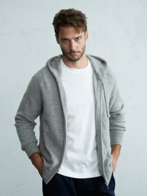 ＜Aquascutum (Men)＞天竺ニットパーカー（２２０１４６０００１）