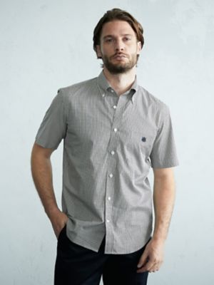 ＜Aquascutum (Men)＞ミニクラブチェックシャツ（２２０２２２６０３０）
