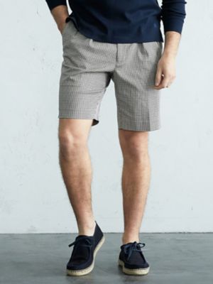 ＜Aquascutum (Men)＞ストレッチクラブチェックショートパンツ（２２０２２４４１３２）