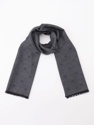 ＜Aquascutum (Men)＞ＷＯＯＬ＆ＳＩＬＫ　ＳＴＯＬＥ（２２０３４８２００８）