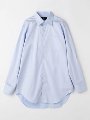 ＜三越伊勢丹/公式＞ Aquascutum (Men)/アクアスキュータム ツイル レギュラーカラーシャツ 32_スカイブルー トップス【三越伊勢丹/公式】