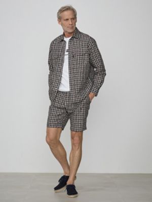 ＡＱ　Ｌｏｇｏ×Ｃｌｕｂ　Ｃｈｅｃｋ　Ｏｖｅｒ　Ｓｈｉｒｔ（２２０４２２５０１５）