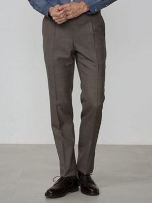 Aquascutum (Men)/アクアスキュータム Mixyarn High Twist Trousers 86_チャイロ パンツ・ズボン【三越伊勢丹/公式】