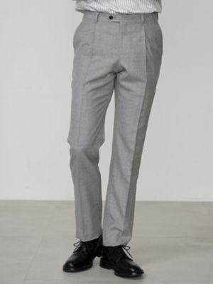 ＜Aquascutum (Men)＞Ｍｉｘｙａｒｎ　Ｈｉｇｈ　Ｔｗｉｓｔ　Ｔｒｏｕｓｅｒｓ（２２０４２４３１２６）