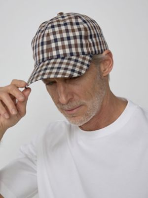 ＜Aquascutum (Men)＞Ｃｌｕｂ　Ｃｈｅｃｋ　ＣＡＰ（２２０４２９１００２）