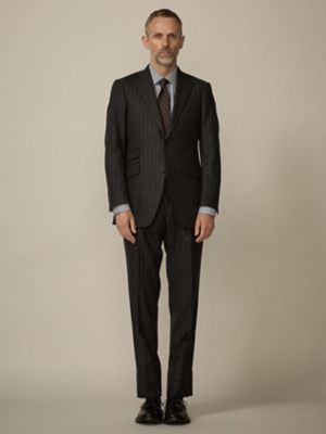 【ＵＫ　Ｔｒａｄｉｔｉｏｎａｌ】Ｇｒａｙ　Ｃｈａｌｋ　Ｓｔｒｉｐｅ　Ｓｕｉｔ（２２０４４００１６２）