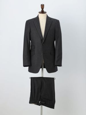 【ＵＫ　Ｔｒａｄｉｔｉｏｎａｌ】Ｇｒａｙ　Ｃｈａｌｋ　Ｓｔｒｉｐｅ　Ｓｕｉｔ（２２０４４００１６２）