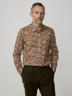 ＜Aquascutum (Men)＞Ｒｅｗｉｌｄｉｎｇ　Ｐｒｉｎｔ　Ｓｈｉｒｔ（２２０４４２５００７）