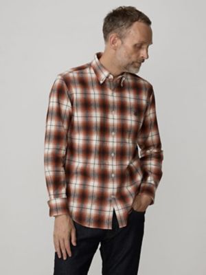 ＜Aquascutum (Men)＞Ｂｒｕｓｈｅｄ　Ｂｉｇ　Ｃｈｅｃｋ　Ｓｈｉｒｔ（２２０４４２５００９）