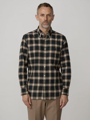 シャツ IONSEOUL Revive  Check Shirt Brushed Ombre Check Shirt