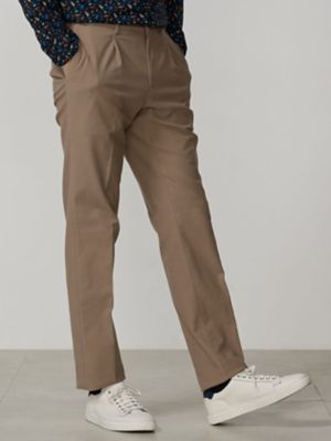 ＜Aquascutum (Men)＞【ＡＵＴＵＭＮ　ＳＡＬＥ】Ｃｏｔｔｏｎ　Ｓｏｆｔ　Ｔｗｉｌｌ　Ｐａｎｔｓ（２２０４４４４０３０）